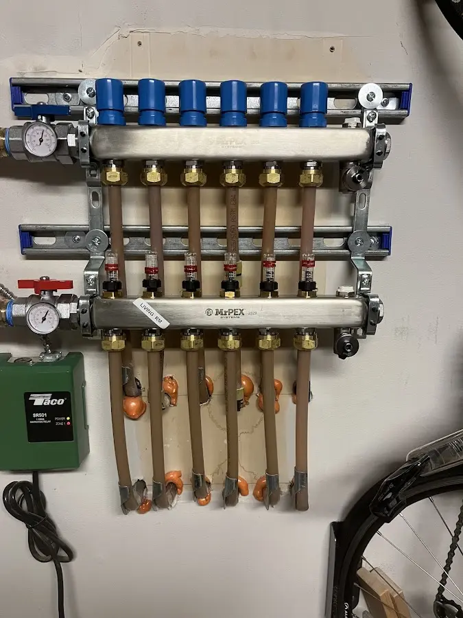 Plumber performing Leak Detection at a residential property in Wewoka